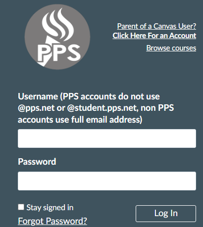 PPS Canvas Login: Access Canvas Login Page