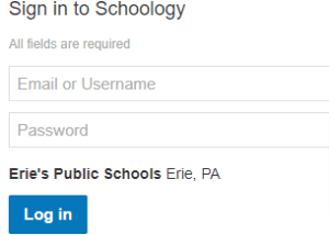 Erie's Public Schools Schoology Login: Access Moodle Login Page