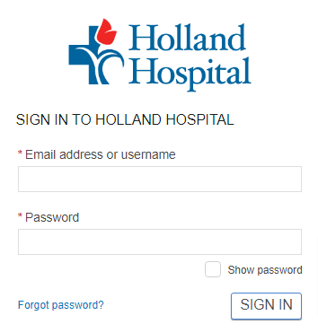 Holland Hospital Patient Portal Login – hollandhospital.org