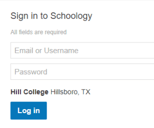 Hill College Schoology Login: Access Moodle Login Page