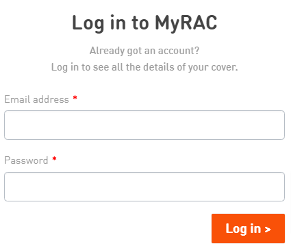 RAC Insurance Login: Access and Login Page