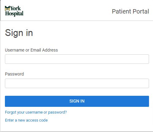York Hospital Patient Portal Login – yorkhospital.medbridgego.com